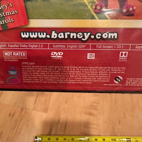 Barney: A Very Merry Christmas: The Movie DVD 2011 Sing Along Learning *NEW* - Picture 3 of 3